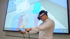 A demonstration of infant care training using virtual reality