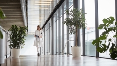Interior of medical clinic