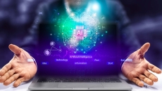 Internet and AI concept 