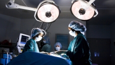 Surgeons in an operation