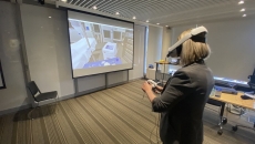 A demonstration of the right heart catheter training module on the Vantari VR platform