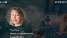 Sara Shanti at Sheppard Mullin_Digital healthcare on modern virtual screen Photo:everythingpossible/iStock/Getty Images Plus