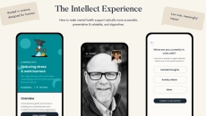 Alt text: Intellect mental health app