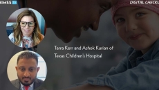 Tarra Kerr and Ashok Kurian, Texas Children's Hospital_Young cancer patient with doctor by FatCamera/E+/Getty Images