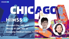 Dr. Wonchul Cha, CMIO and director of the Digital Innovation Center, and Dr. Meong Hi Son, vice director of the Digital Transformation Center