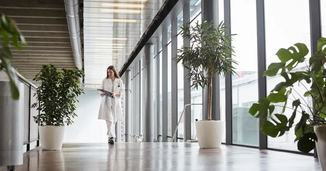 Interior of medical clinic