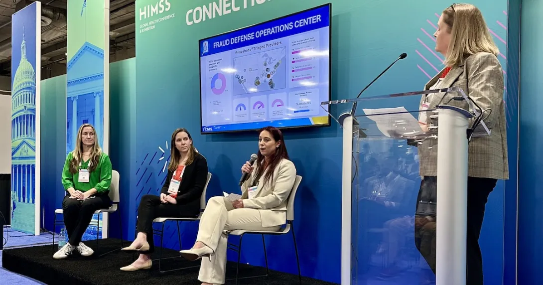 Panelists of HIMSS26 Rapid Response: Implementing the Fraud Defense Operations Center