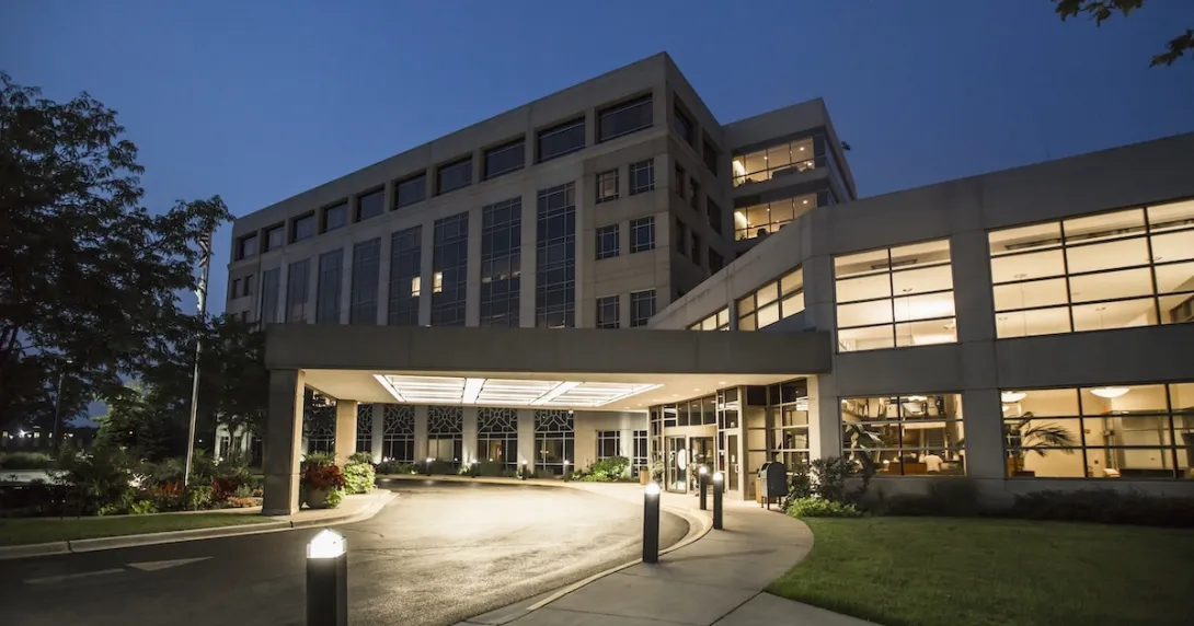 Exterior of a hospital