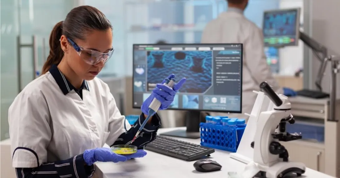 Qritive's Pantheon platform running in the background