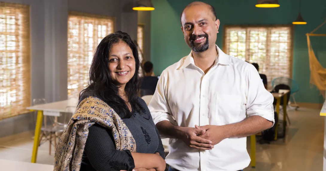 Wysa cofounders Jo Aggarwal and Ramakant Vempati