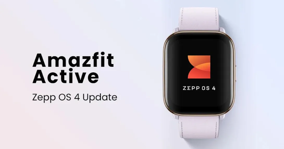 Amazfit's announcement of the Zepp OS 4 rollout