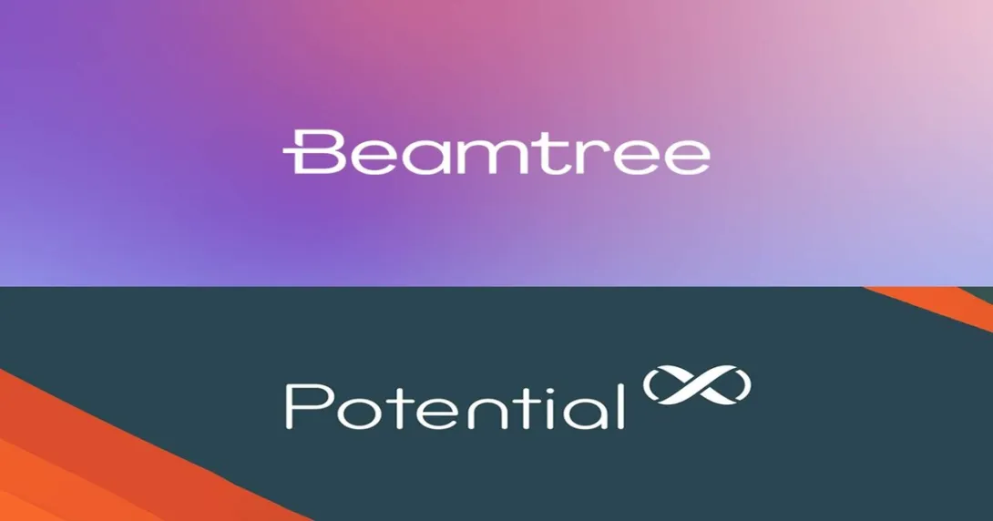 Logos of Beamtree and Potential(x)